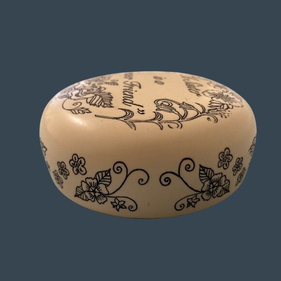 Decorative Round Paperweight With "A Sister Is A Forever Friend" Quote - Picture 3 of 6